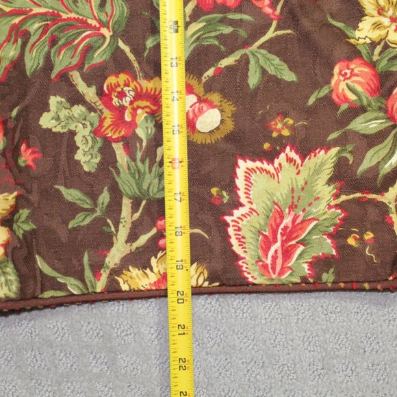 PREMIUM QUALITY Vintage Floral 50"x20" Custom Made Lined Valance - Picture 4 of 6